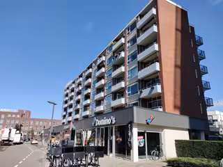 76 m² met twee slaapkamers en zuidbalkon