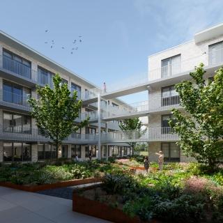 106 m² wonen met balkon op het zuiden - Afbeelding 2