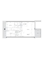 106 m² wonen met balkon op het zuiden - Afbeelding 13