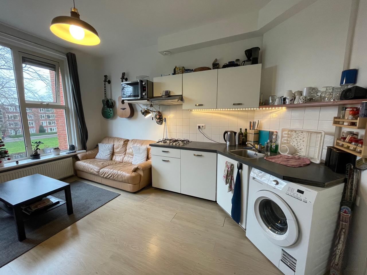 Lichte studio met slaapkamer aan Gorechtkade - Afbeelding 3