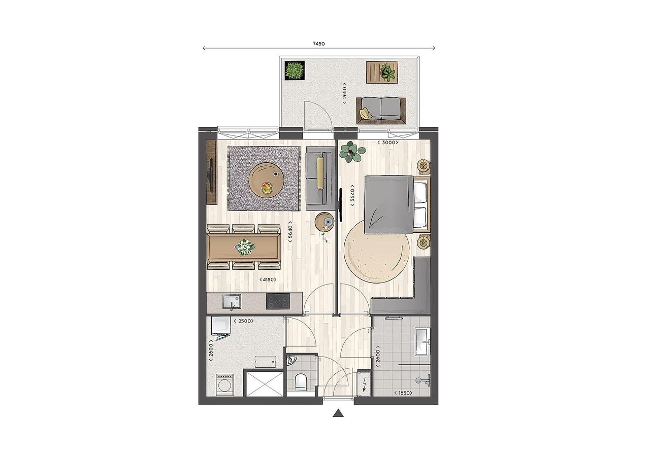 Energiezuinig appartement met balkon in Sion - Afbeelding 5