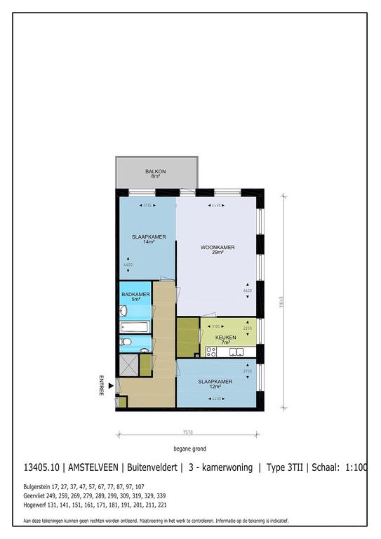 87 m² with balcony in Buitenveldert - Image 8