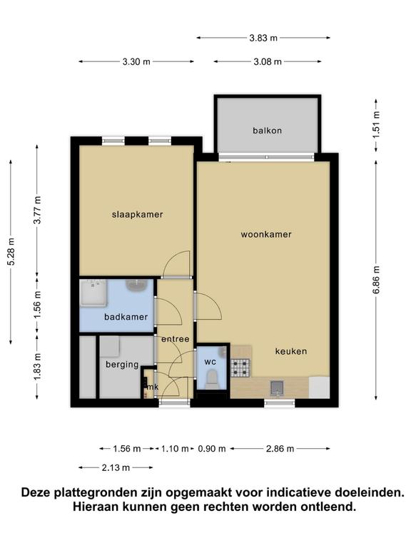 50 m² appartement met balkon en energielabel A+ - Afbeelding 25
