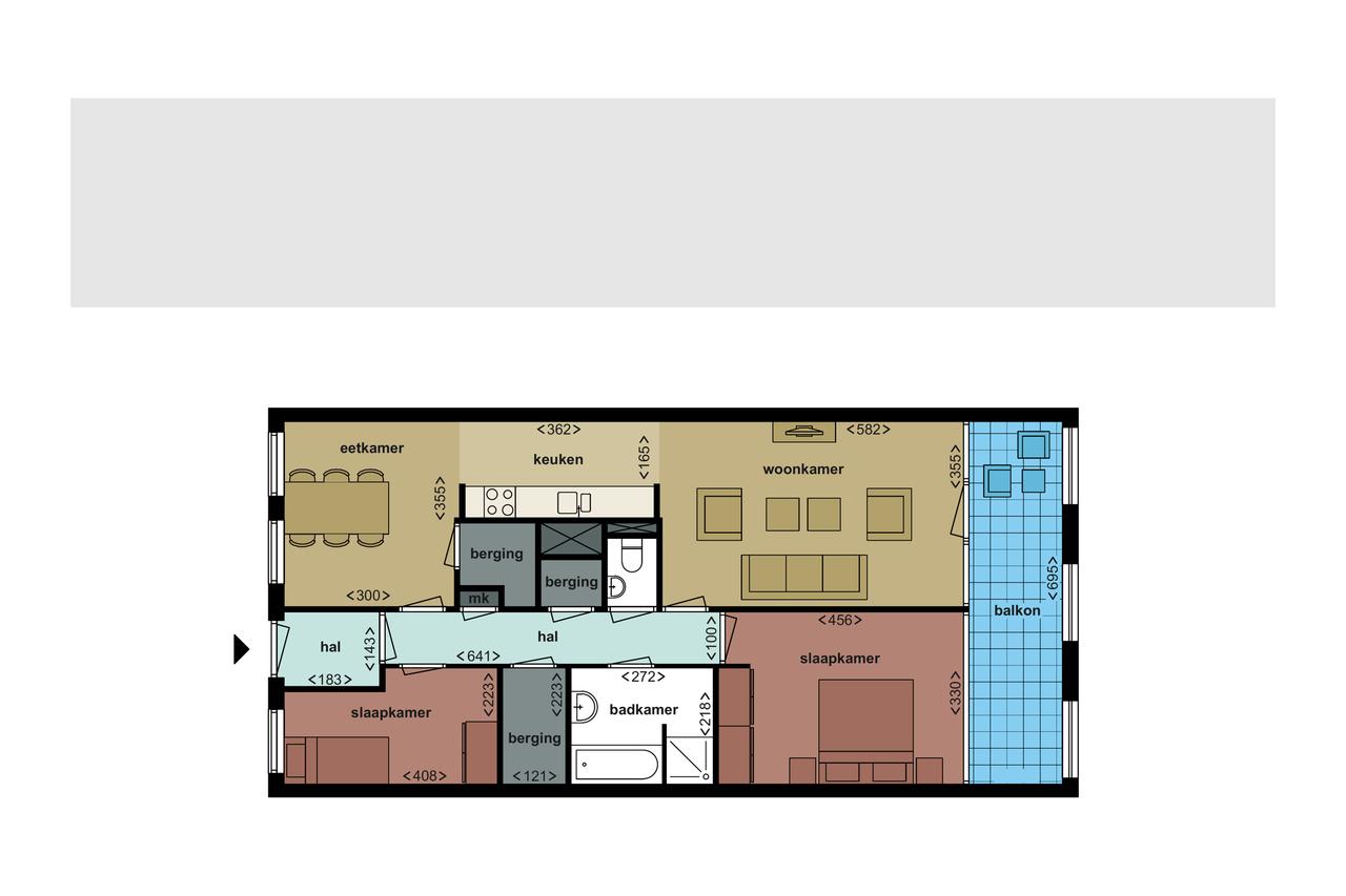 88 m² met breed balkon bij station Breda - Afbeelding 5