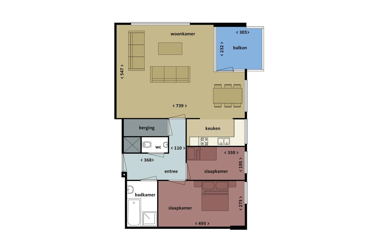 80 m² appartement met balkon in Groningen - Afbeelding 23