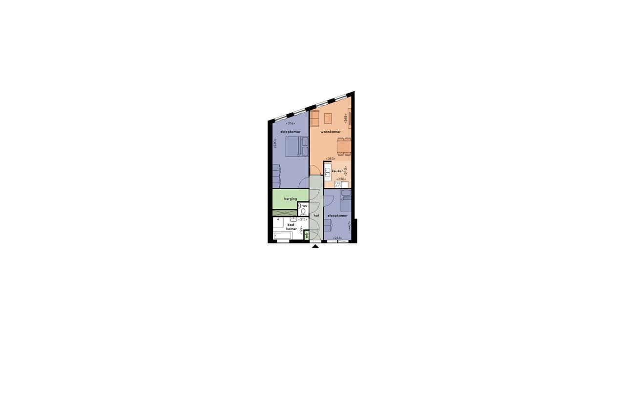 77 m² with Two Bedrooms in Westerdok - Image 5