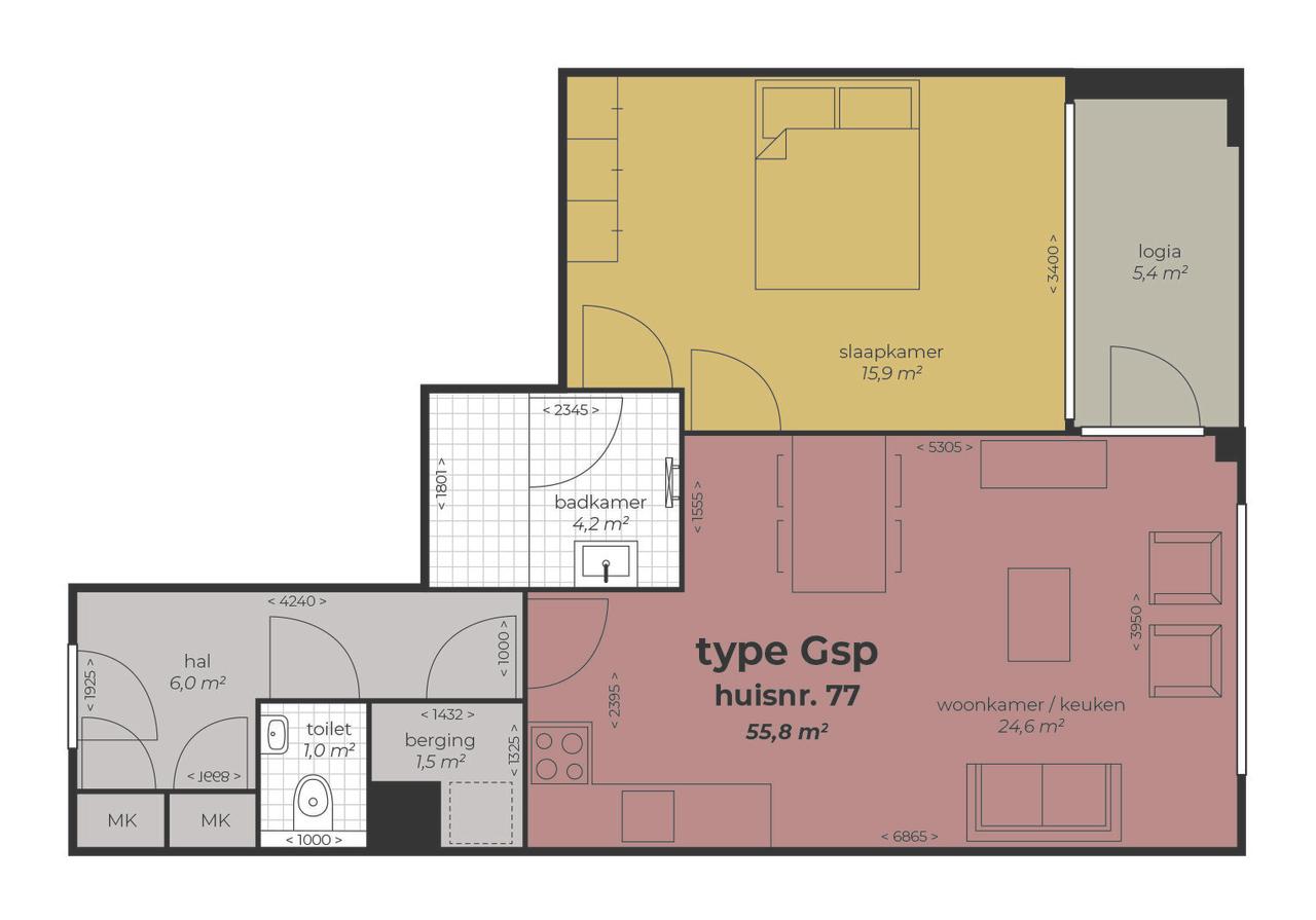 Energy-efficient apartment with balcony - Image 14