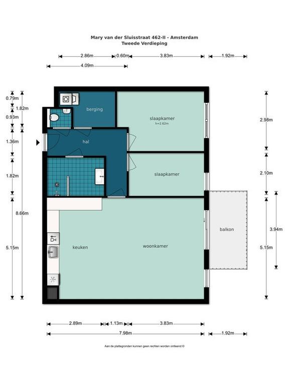 85 m² met IJ-uitzicht en zonnig balkon - Afbeelding 38