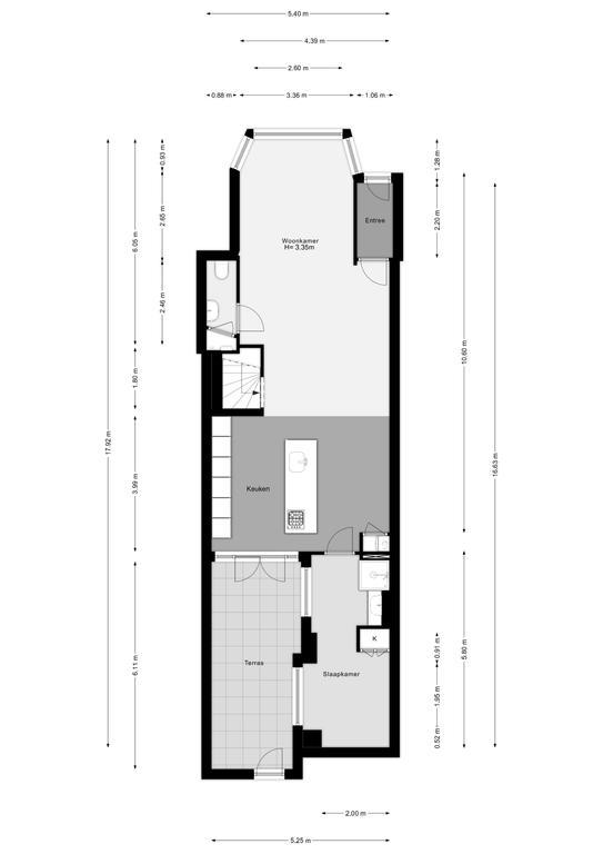113 m² wonen met tuin en overdekt terras - Afbeelding 20