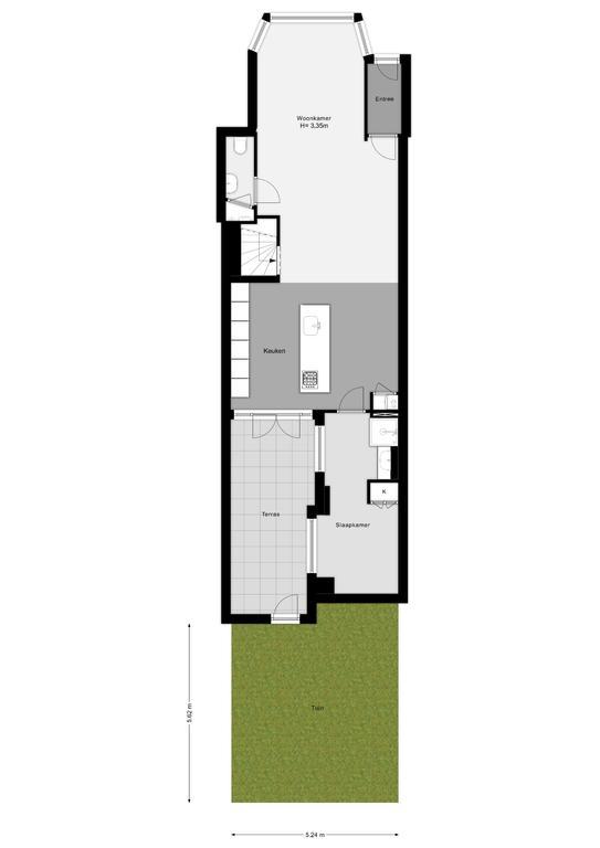 113 m² wonen met tuin en overdekt terras - Afbeelding 21