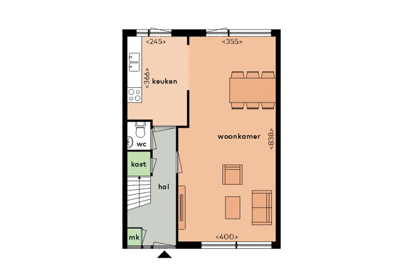 137 m² woonruimte met drie slaapkamers - Afbeelding 16