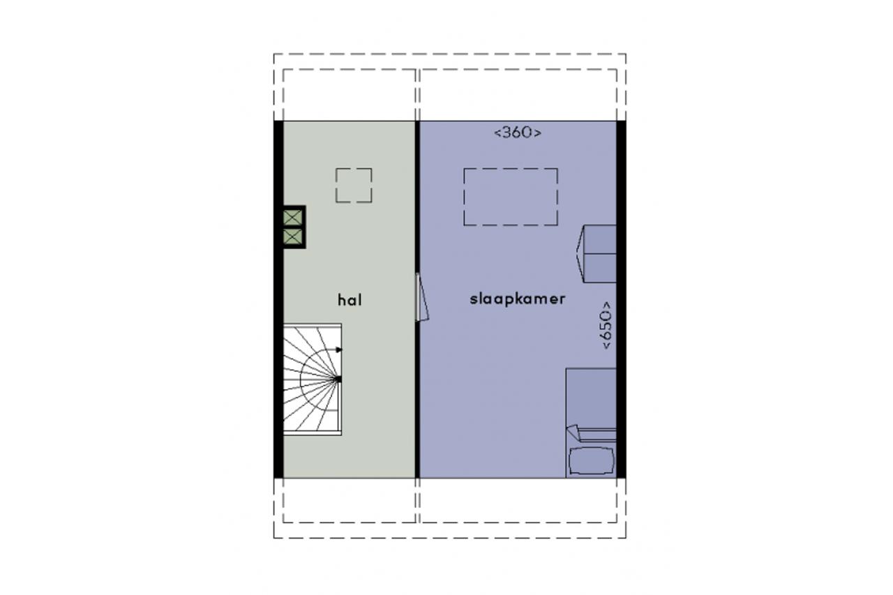137 m² woonruimte met drie slaapkamers - Afbeelding 18