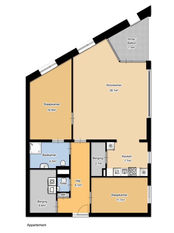 Ground-Floor 55+ Apartment with Balcony - Image 8