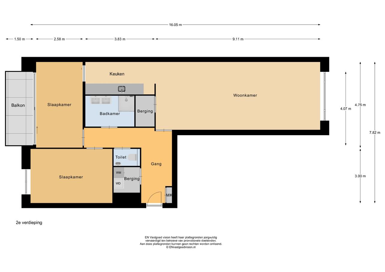 90 m², 3 bedrooms in Cruquius - Image 8