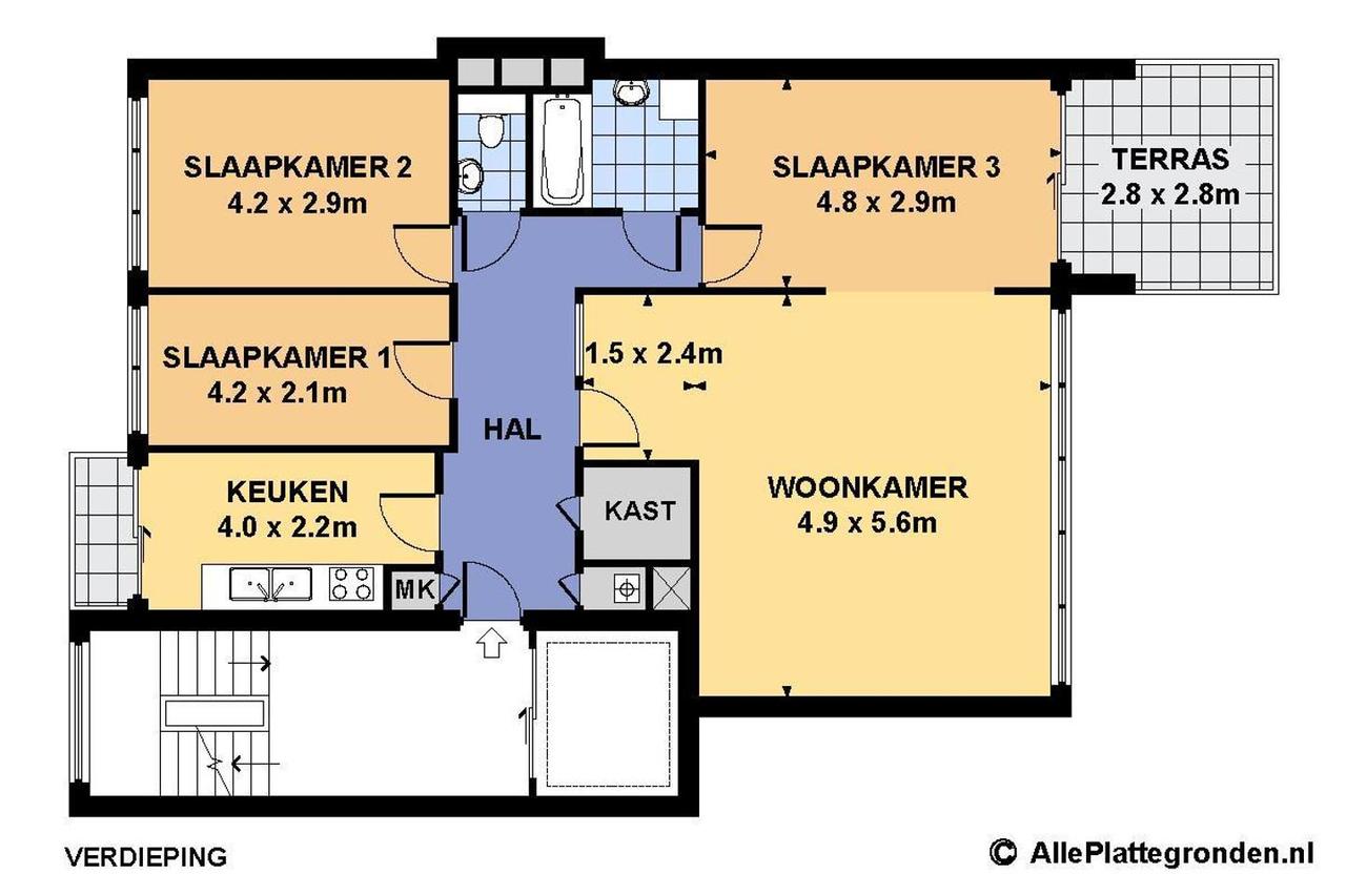 Licht appartement van 100 m² met balkon in Amersfoort - Afbeelding 31