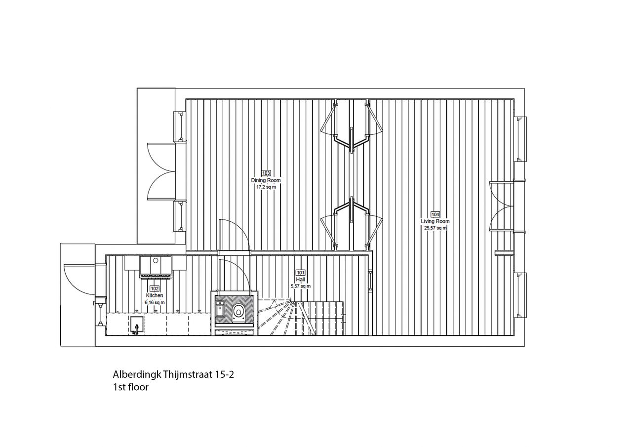 Unfurnished apartment in Helmersbuurt - Image 21