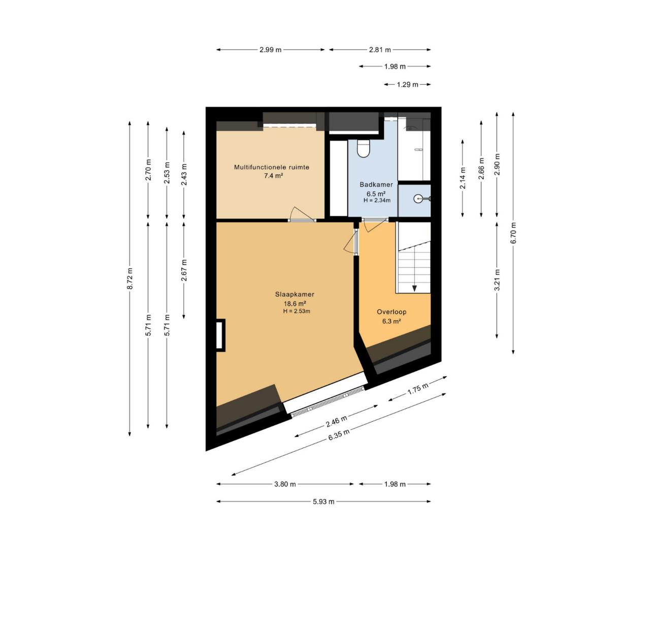 Renovated 90 m² apartment in central Bussum - Image 10