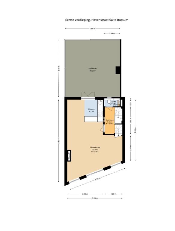 Renovated 90 m² apartment in central Bussum - Image 13