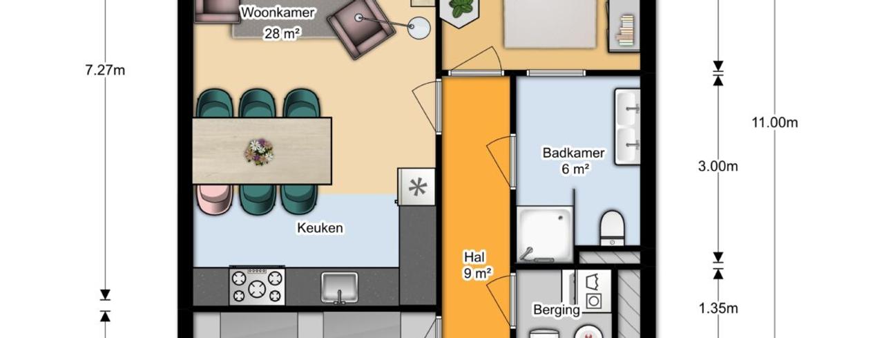 Gelijkvloers 55+ appartement in Het Zilverpark - Afbeelding 26