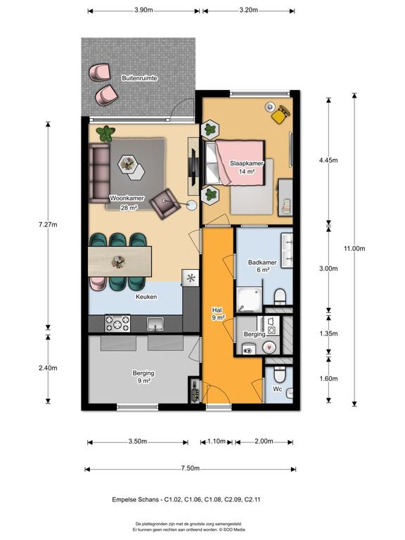 Gelijkvloers 55+ appartement in Het Zilverpark - Afbeelding 27