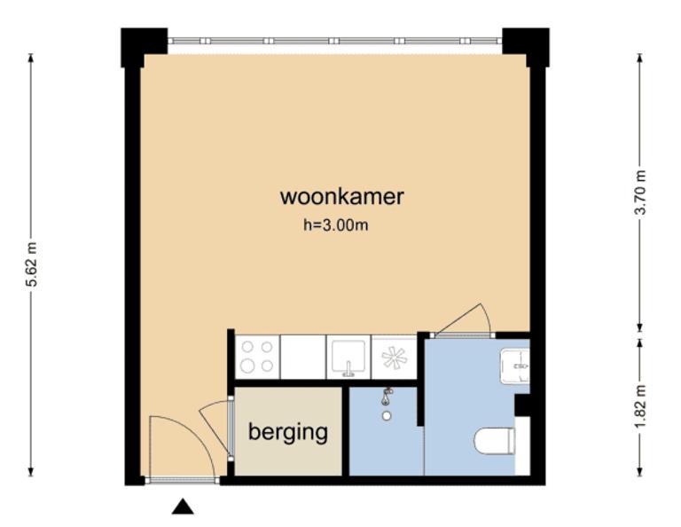 Studio van 28 m² nabij Park Presikhaaf - Afbeelding 4