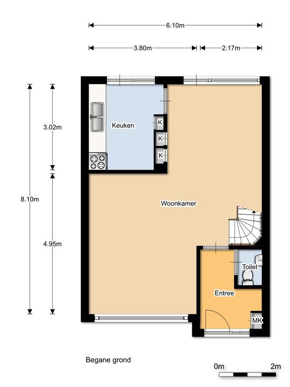 95 m² met vier slaapkamers en eigen tuin - Afbeelding 24