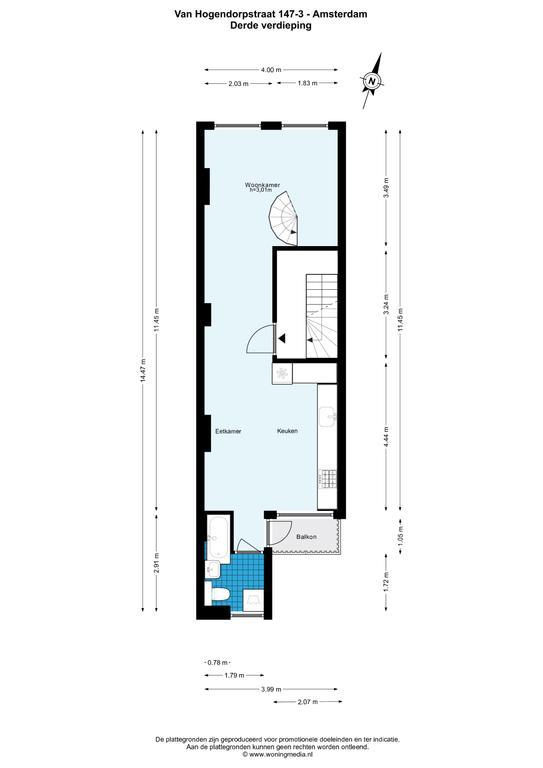 Furnished apartment in Staatsliedenbuurt - Image 16