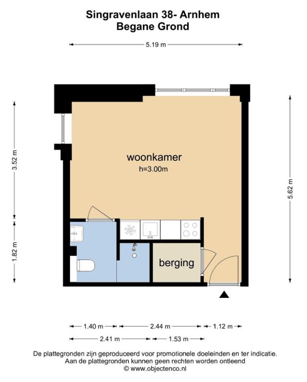 Studio van 29 m² nabij station Presikhaaf - Afbeelding 5