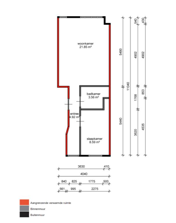 2-kamer studentenappartement in Oud-Charlois - Afbeelding 5