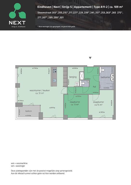 108 m² apartment with balcony in Strijp-S - Image 4