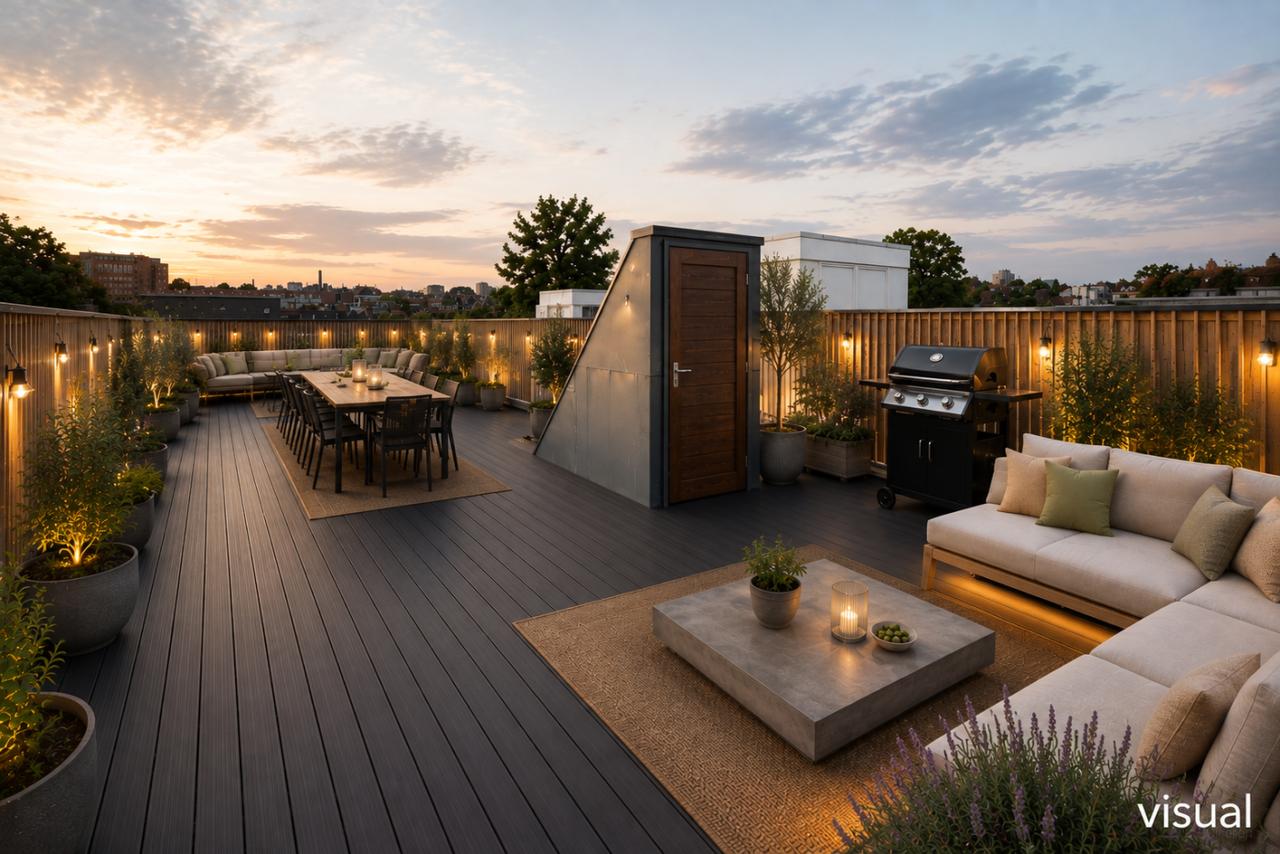 A++ apartment with 35 m² rooftop terrace - Image 31