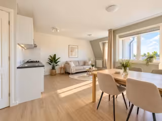 52 m² apartment with balcony in Valkenbos