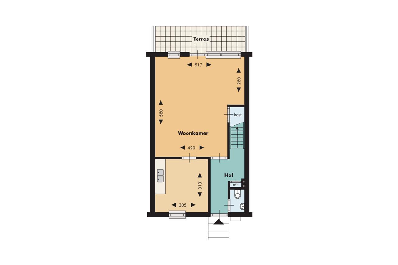 107 m² gezinswoning met tuin in Schiedam - Afbeelding 1