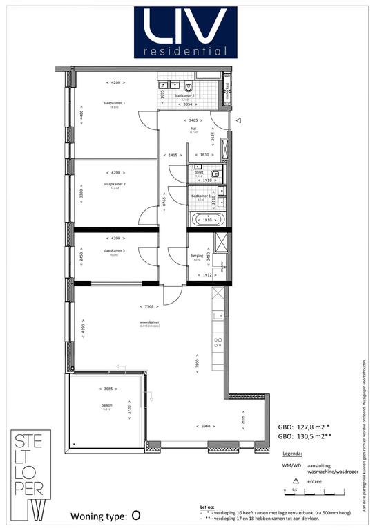 127 m² apartment with 3 bedrooms - Image 6