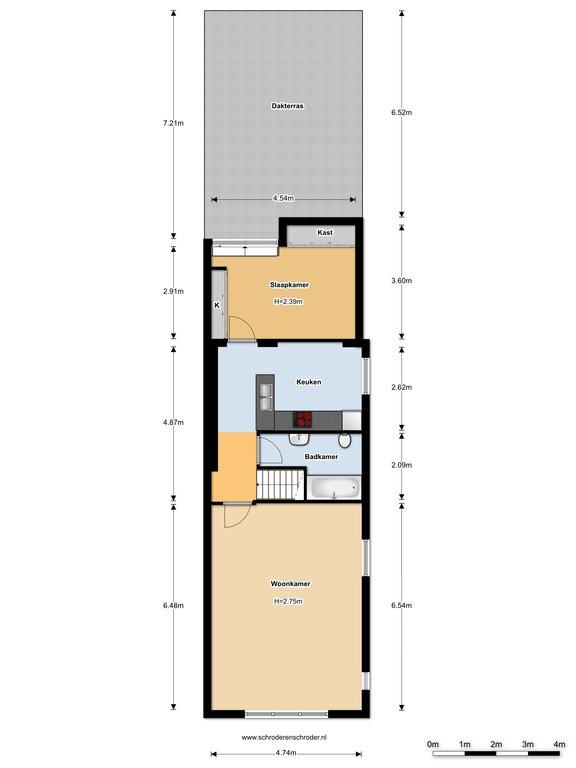 35 m² terrace and private parking space - Image 18