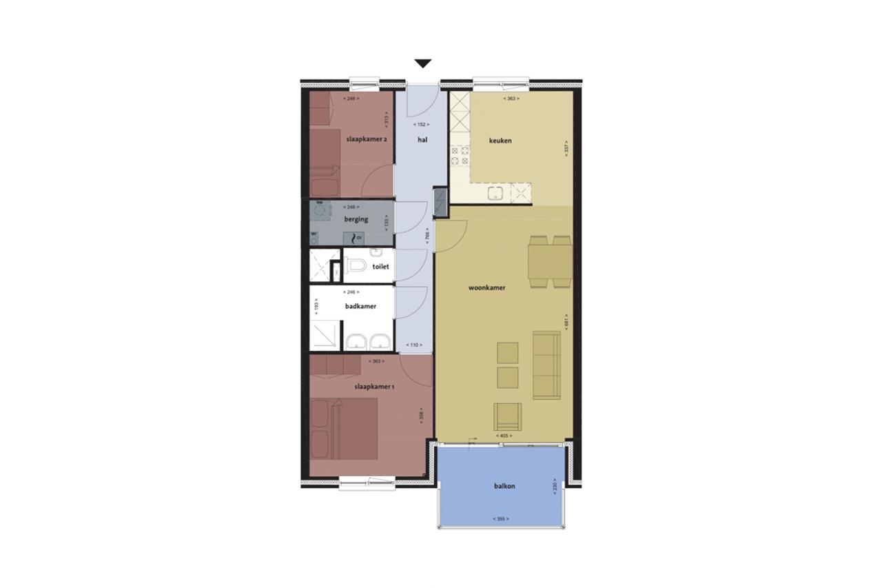 82 m² apartment with balcony in Woerden - Image 22