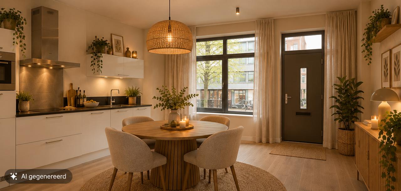 Privétuin bij 2-kamerappartement in Zaandam - Afbeelding 3