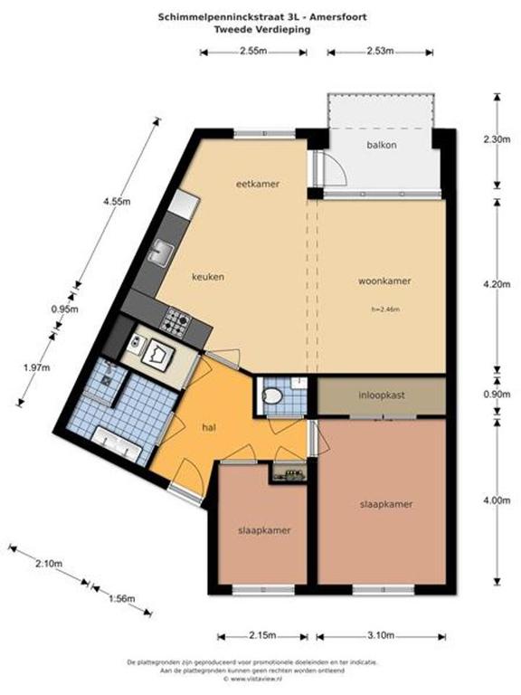 Uitzicht op Eem en Koppelpoort, 72 m² - Afbeelding 26