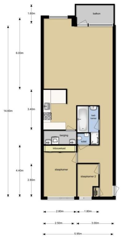 Corner Apartment with Balcony & Parking - Image 14