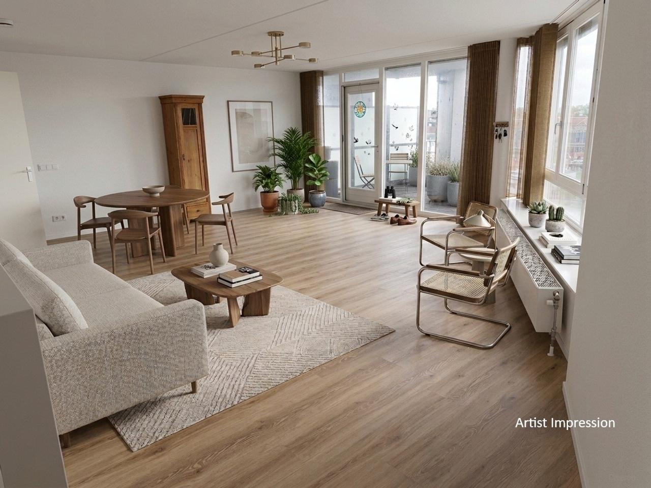 105 m² apartment with west-facing balcony in Woerden - Image 4