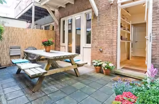 Gemeubileerd appartement met 20 m² tuin
