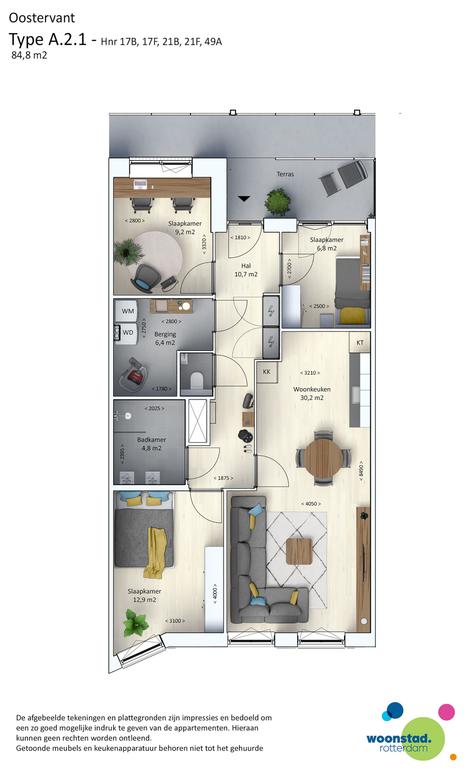 Nieuwbouwappartement met 3 slaapkamers - Afbeelding 6