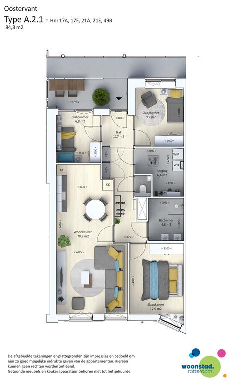 Nieuwbouwappartement met 3 slaapkamers - Afbeelding 7