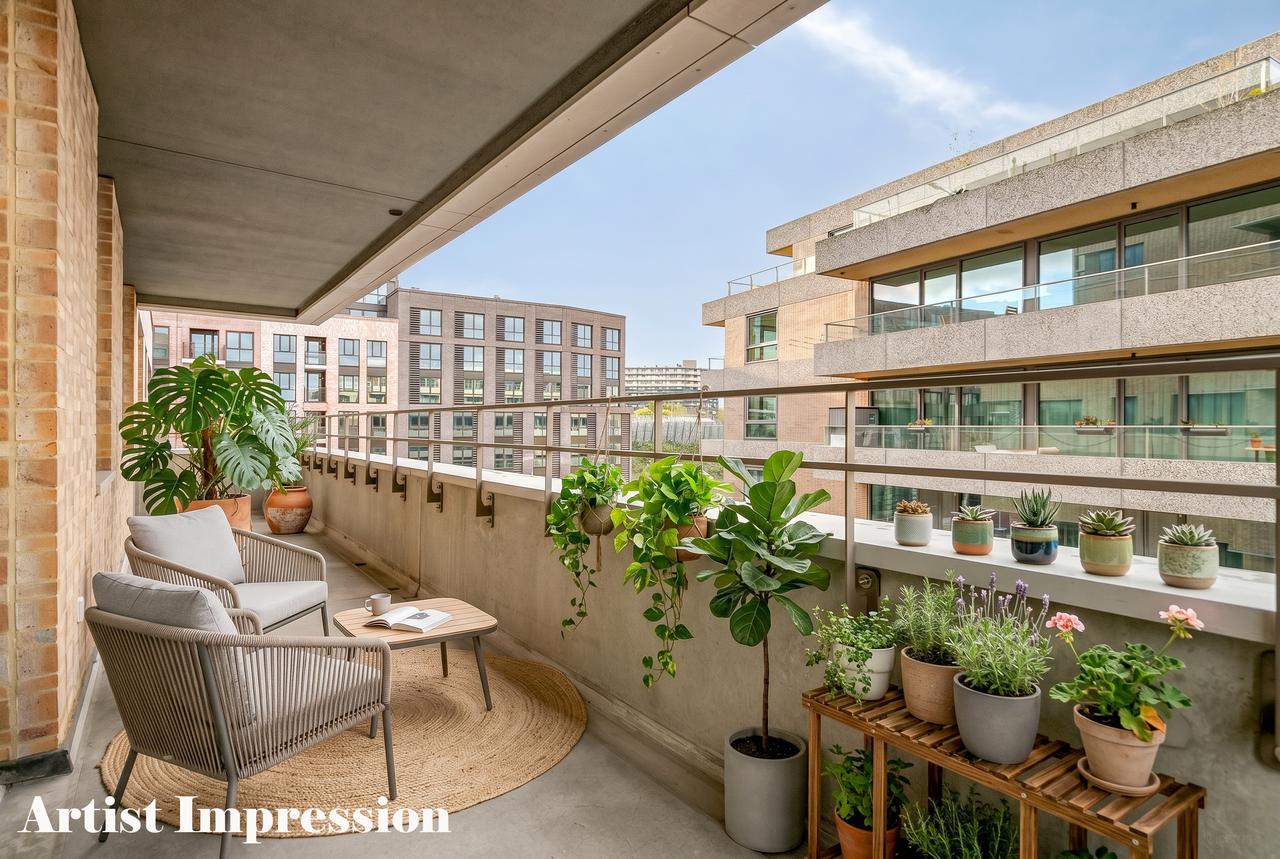 83 m² appartement met groot balkon - Afbeelding 11