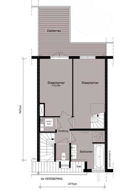 Gemeubileerd 2-kamerappartement met 3 terrassen - Afbeelding 20