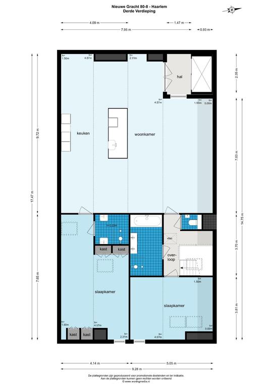 149 m² of living space on Nieuwe Gracht - Image 42