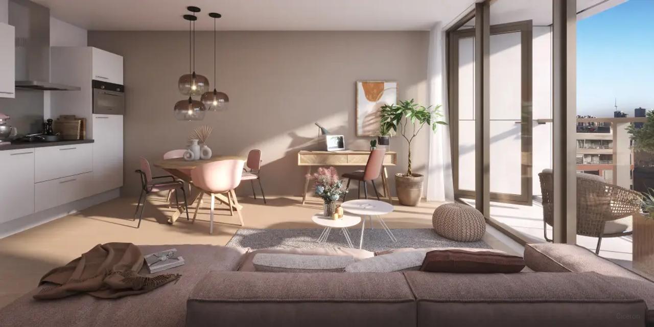 Appartement met balkon op de 7e verdieping - Afbeelding 3