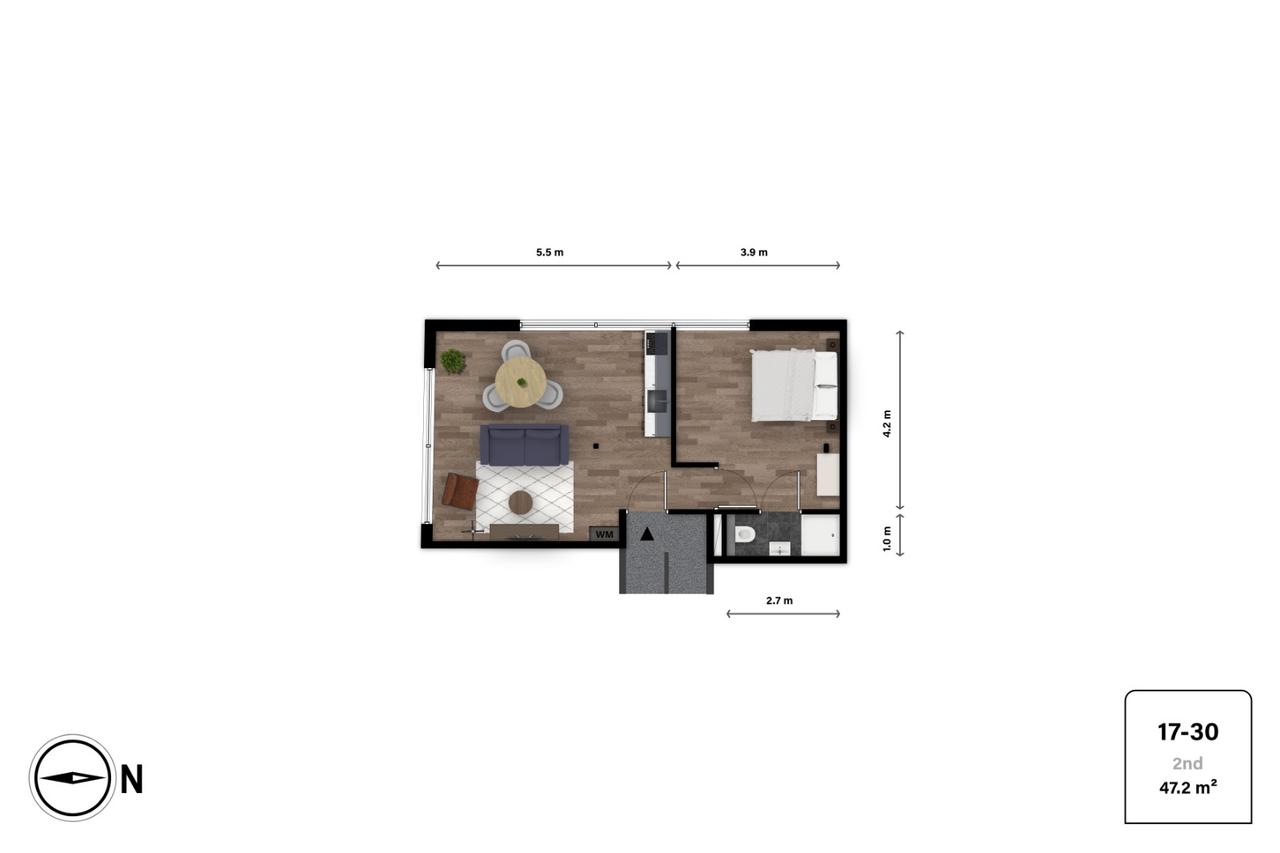 Furnished 1-Bedroom Apartment in The Vault - Image 10