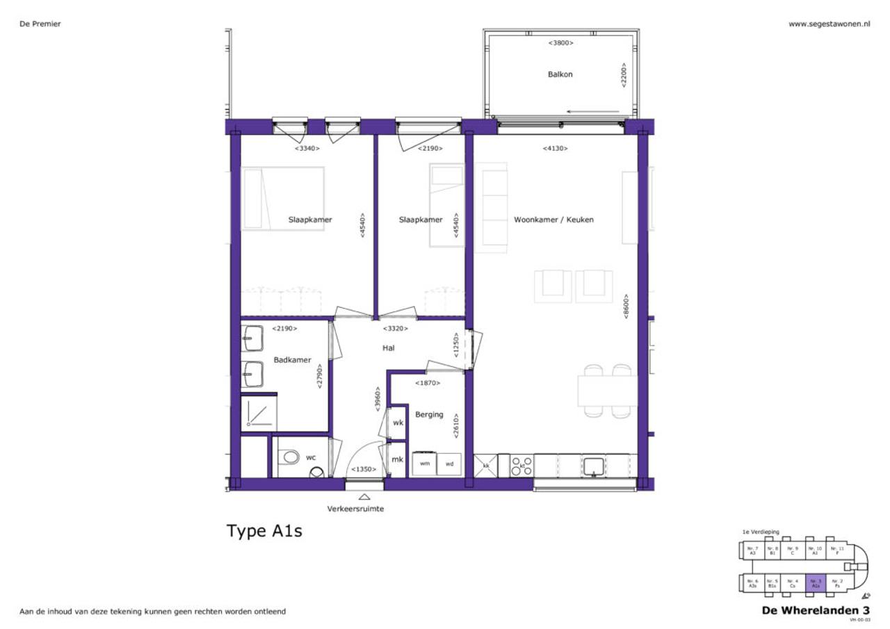83 m² huurappartement met balkon en parkeerplaats - Afbeelding 9