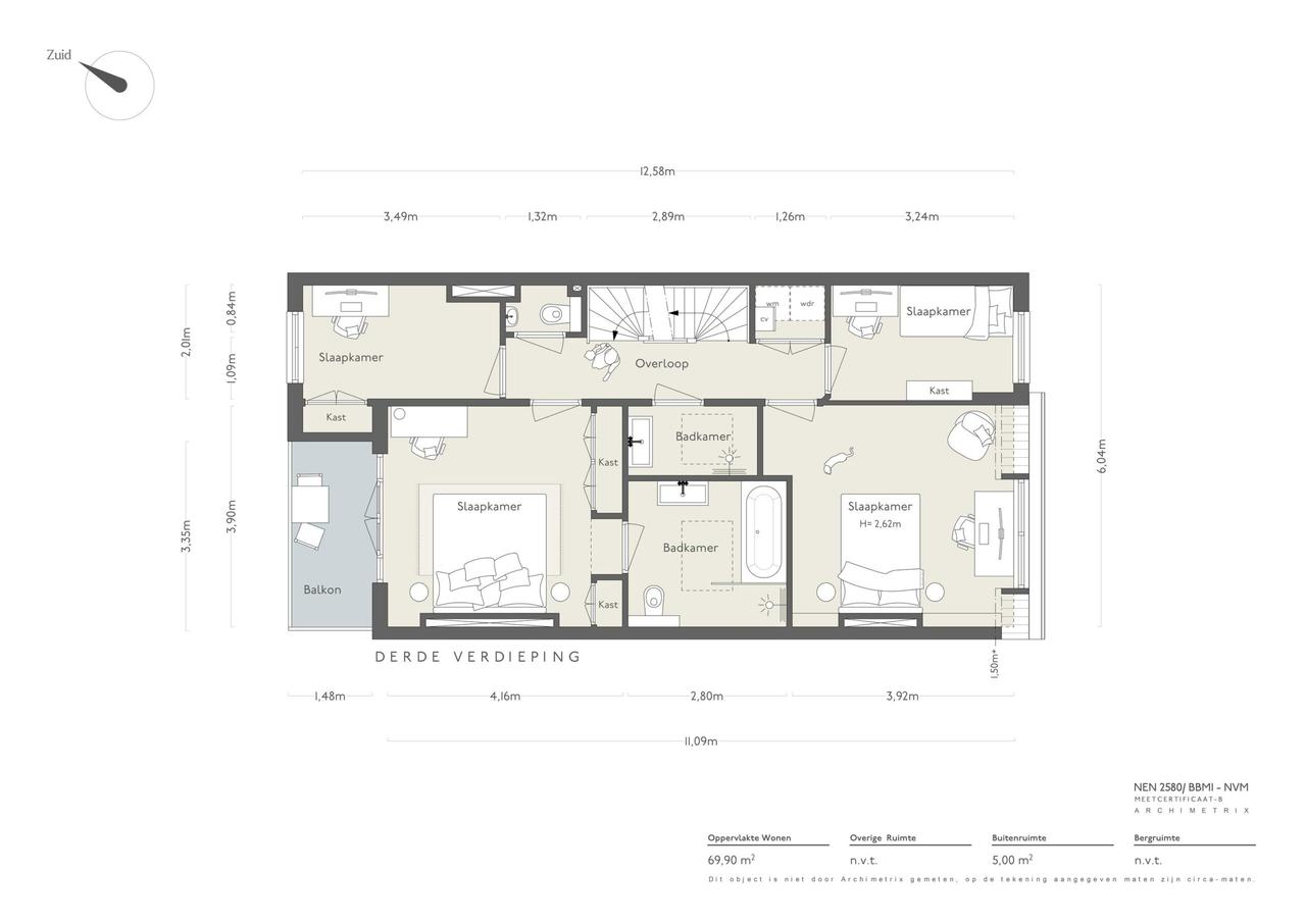 147 m² wonen met 42 m² dakterras in Oud-Zuid - Afbeelding 41